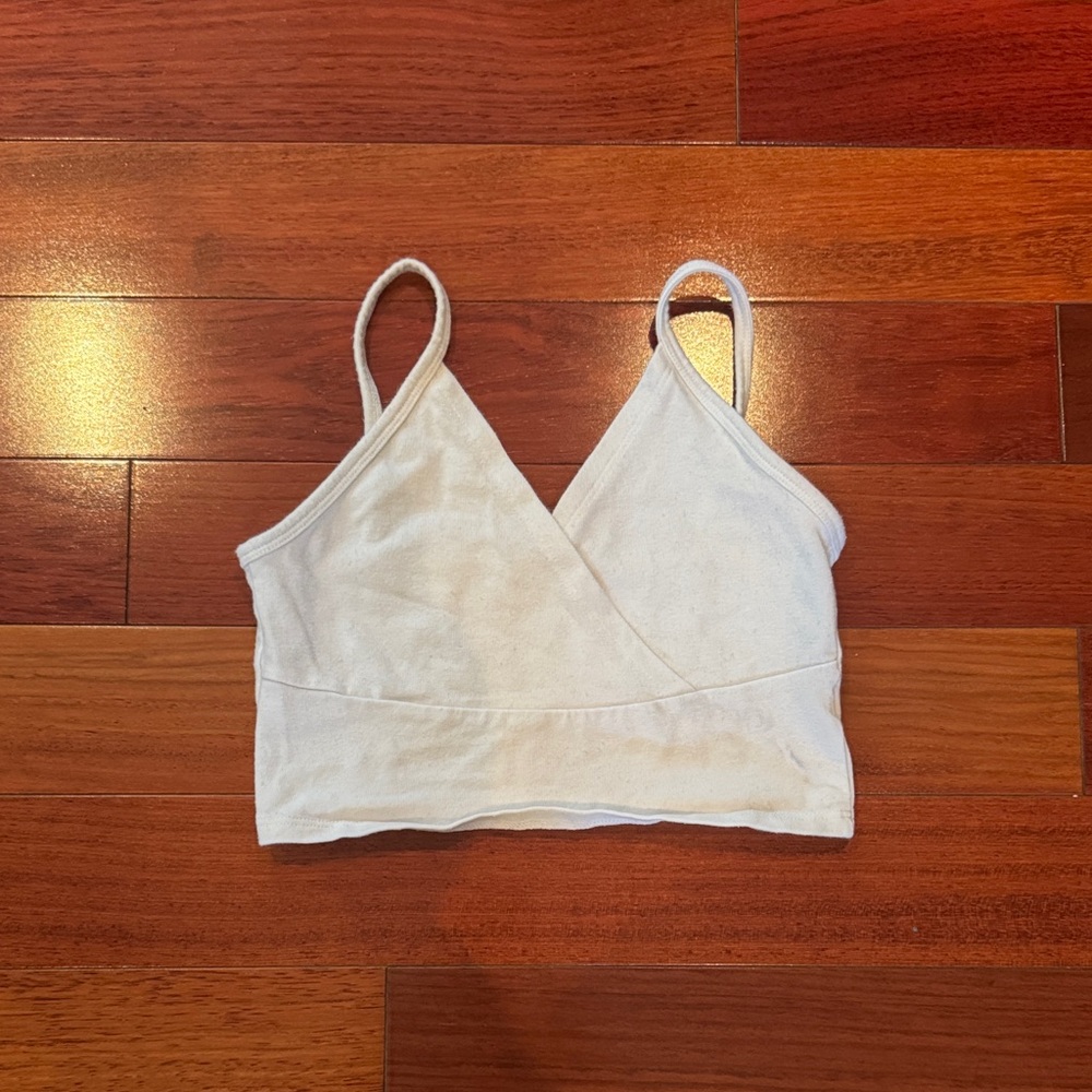 Brandy Melville Cream Crop Top